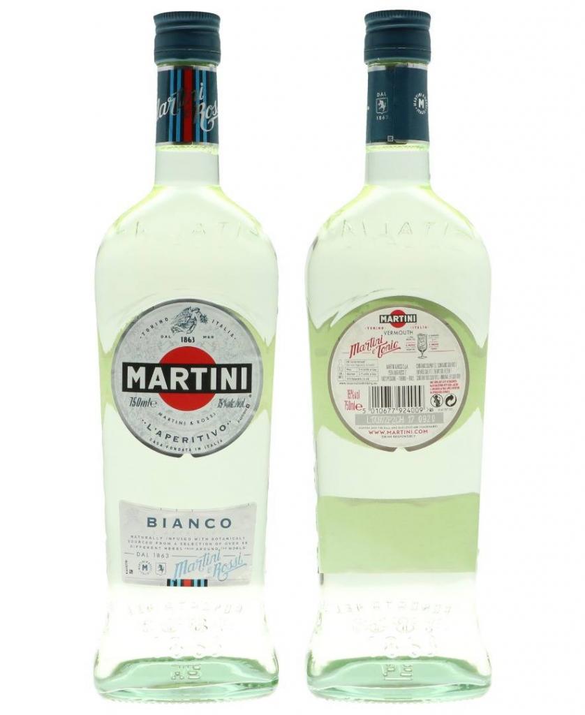 Martini Bianco 75cl 15 % vol 6,95€