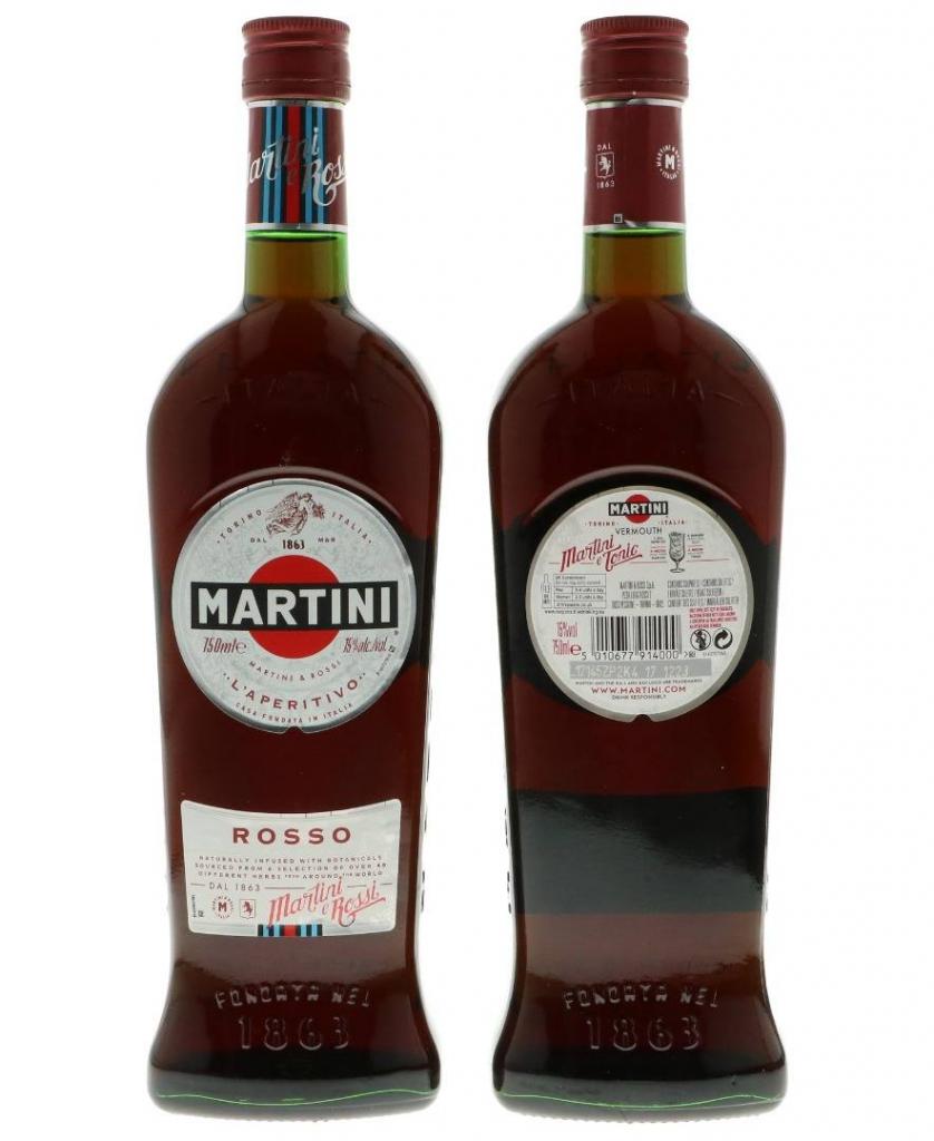 Martini Rosso 75cl 15 % vol 6,95€