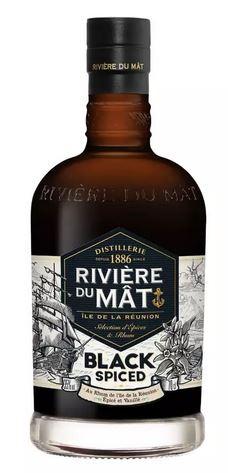 Rhum Black Spiced Riviere Du Mat 70cl 35° 13,95€