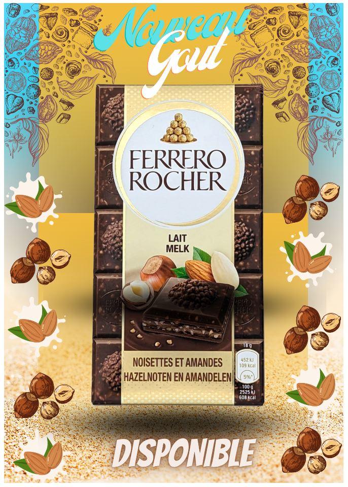 Ferrero Rocher Lait Noisettes Et Amandes 90g 3,20€