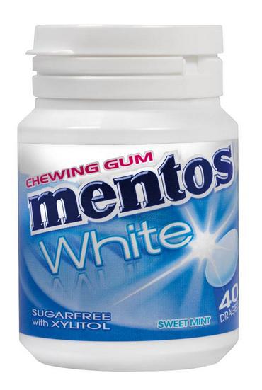 Mentos Gum Btle White Sweet-mint 60g 4,95€