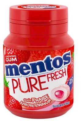 Mentos Btle Gum Pure Fresh Strawberry 30 60g 3,50€