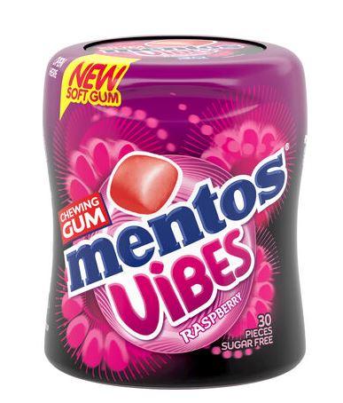 Mentos Gum Vibes Raspberry 60g 4,95€
