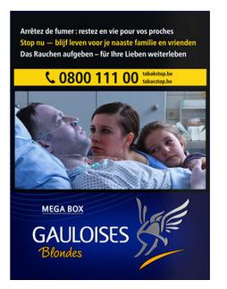Gauloises Blondes Blue 8*30 76,00€