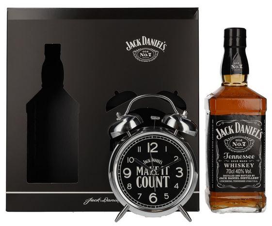 Jack Daniels + Clock 70cl 40° 44,90€