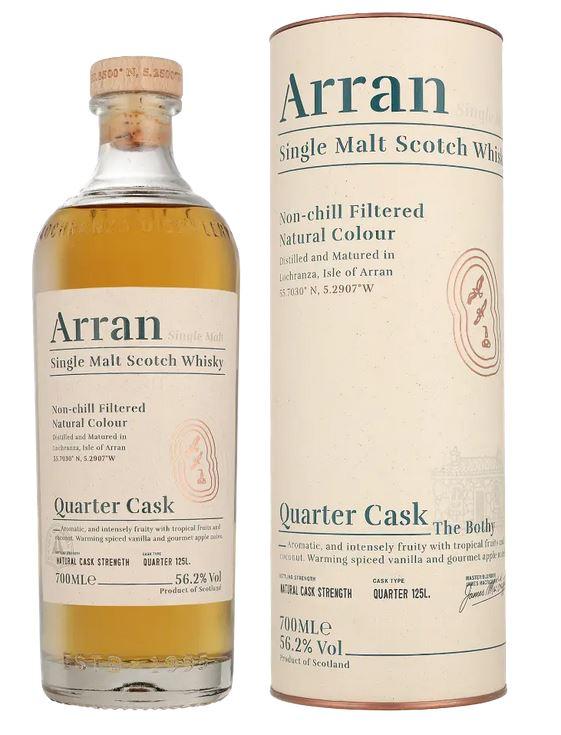 Arran Quarter Cask + Gb 70cl 56° 43,95€