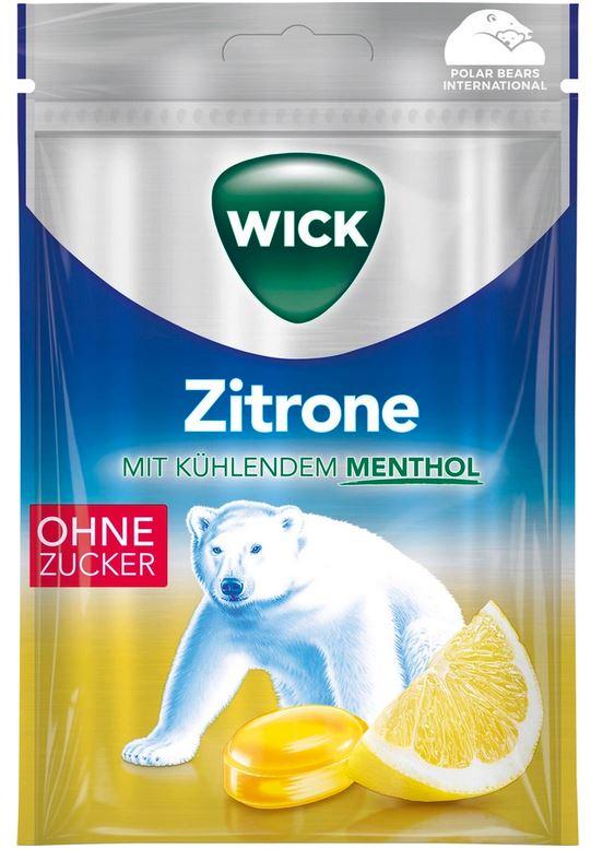 Wick Zitrone & Menthol 72g 1,95€