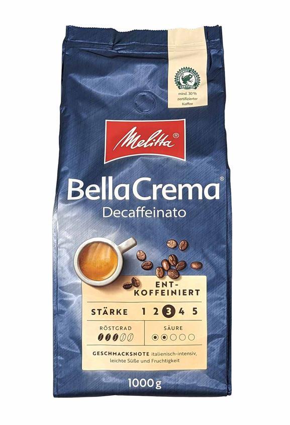 Melitta Bella Crema Decaffeinato 1000g 8,65€