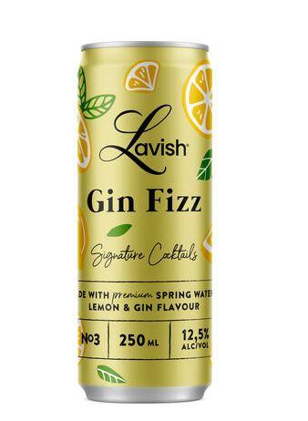Lavish Gin Fizz Premix 25cl 12.5° 3,50€