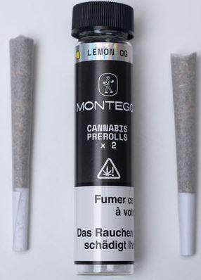 Montego Pre-rolls Lemon Haze X2 1gr 9,50€
