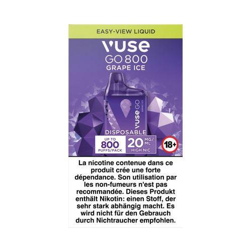 Vuse Go 800 Grape Ice 20mg 9,50€