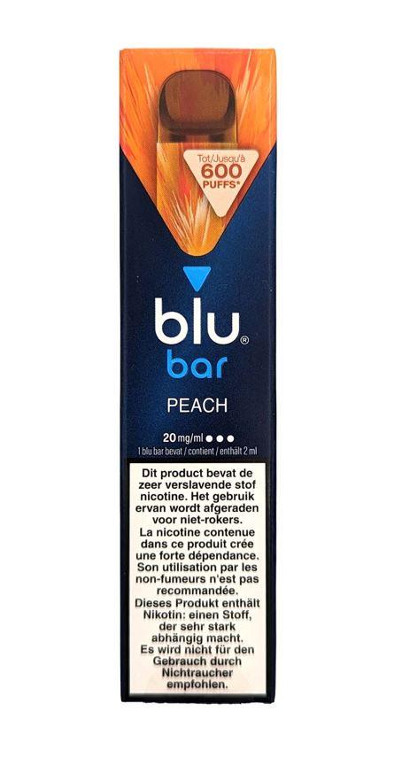 Blu Bar Peach 20mg 7,95€