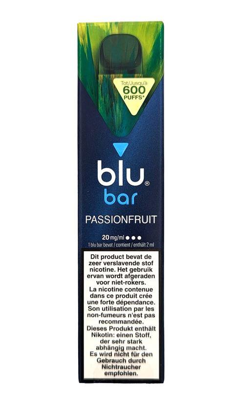 Blu Bar Passionfruit 20mg 7,95€