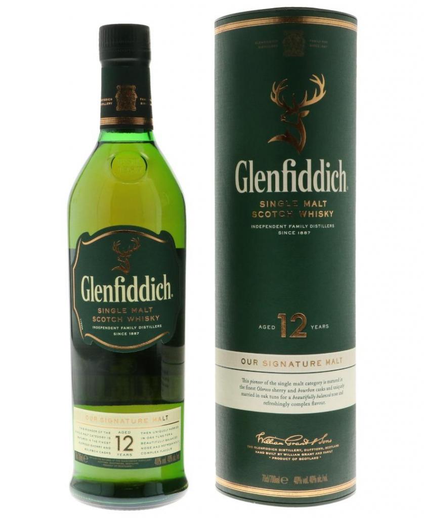 Glenfiddich 12 Years 70cl 40° 34,50€