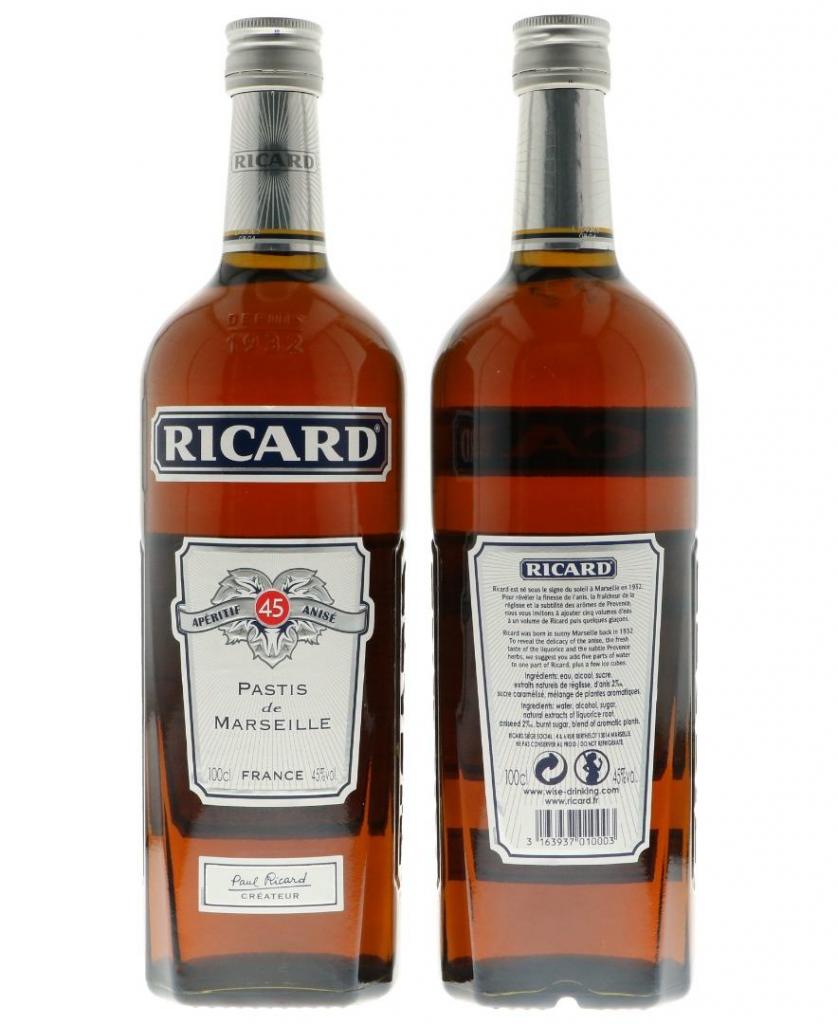 Ricard 100cl 45° 15,20€