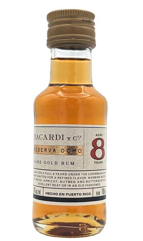 Bacardi Reserva Ocho Rare Gold Rum 10cl 40° 6,90€