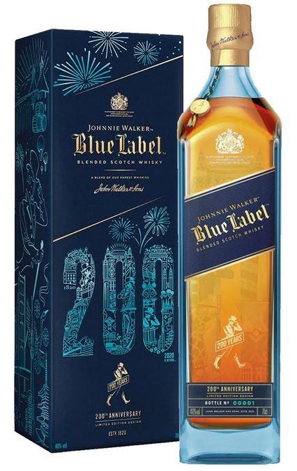 Jw. Blue Label 200th Anniversary Le. Design + Gb 70cl 40° 199,00€
