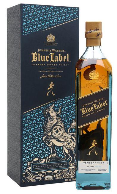 Johnnie Walker Blue L. Chinese Ny Ed. 2021 Of Ox 70cl 40° 289,00€