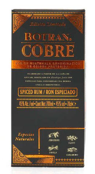 Botran Cobre Spiced 70cl 45° 47,60€