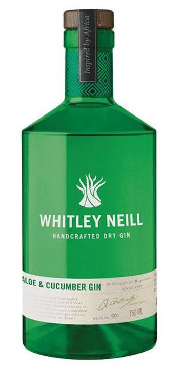 Whitley Neill Aloe & Cucumber 70cl 43 % vol 19,95€