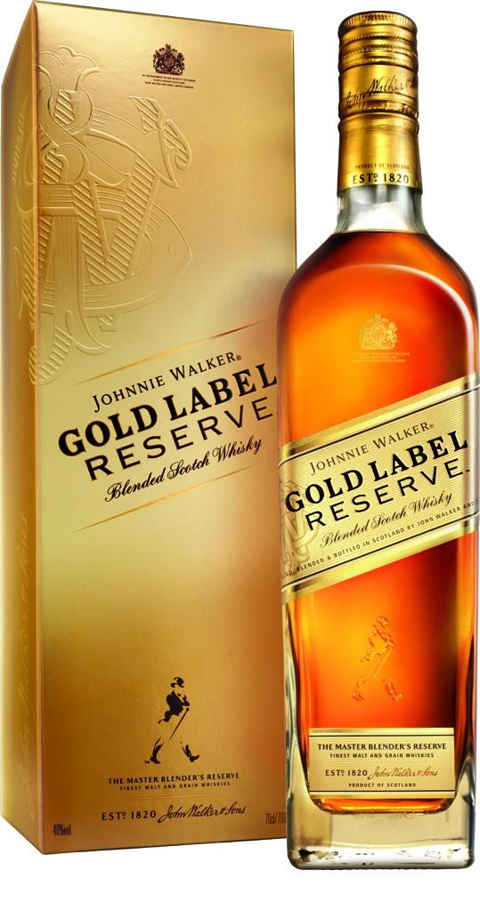 Johnnie Walker Gold Reserve + Gb 70cl 40 % vol 39,95€