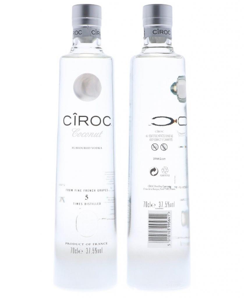 Ciroc Coconut Carton De 6 Bt 70cl 37.5 % vol 120,00€