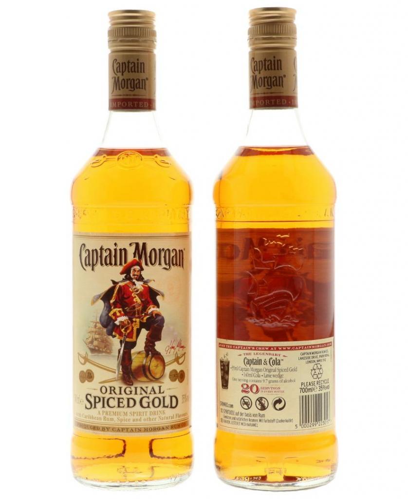 Captain Morgan Spiced Gold 70cl 35 % vol 8,99€