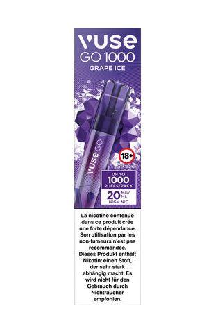 Vuse Go 1000 Pen Grape Ice 20mg 8,50€