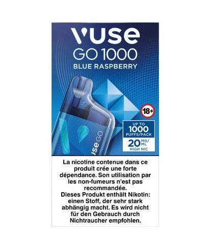 Vuse Go 1000 Box Blue Raspberry Ice 20mg 9,00€