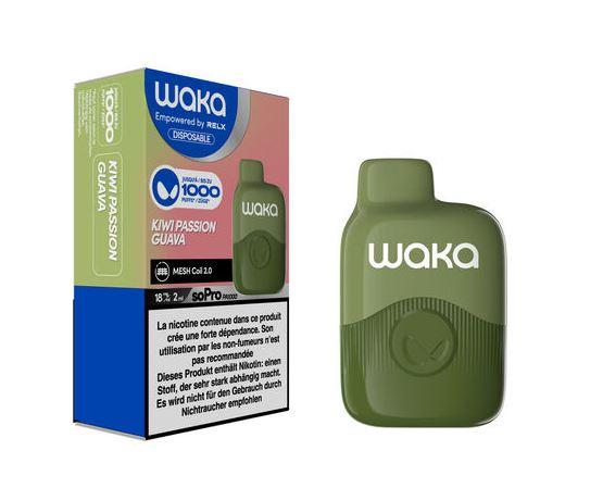 Waka So Pro Kiwi Passion Guava 18mg 7,50€