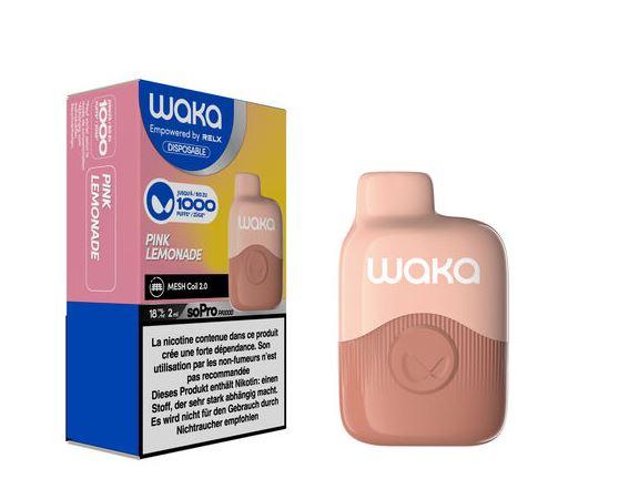 Waka So Pro Pink Lemonade 18mg 7,50€