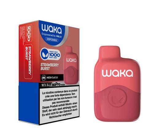 Waka So Pro Strawberry Burst 18mg 7,50€
