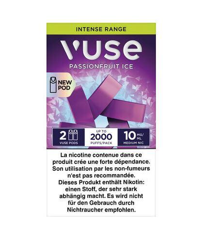 Vuse Intense Passionfruit Ice 10mg 2 Pods 8,50€
