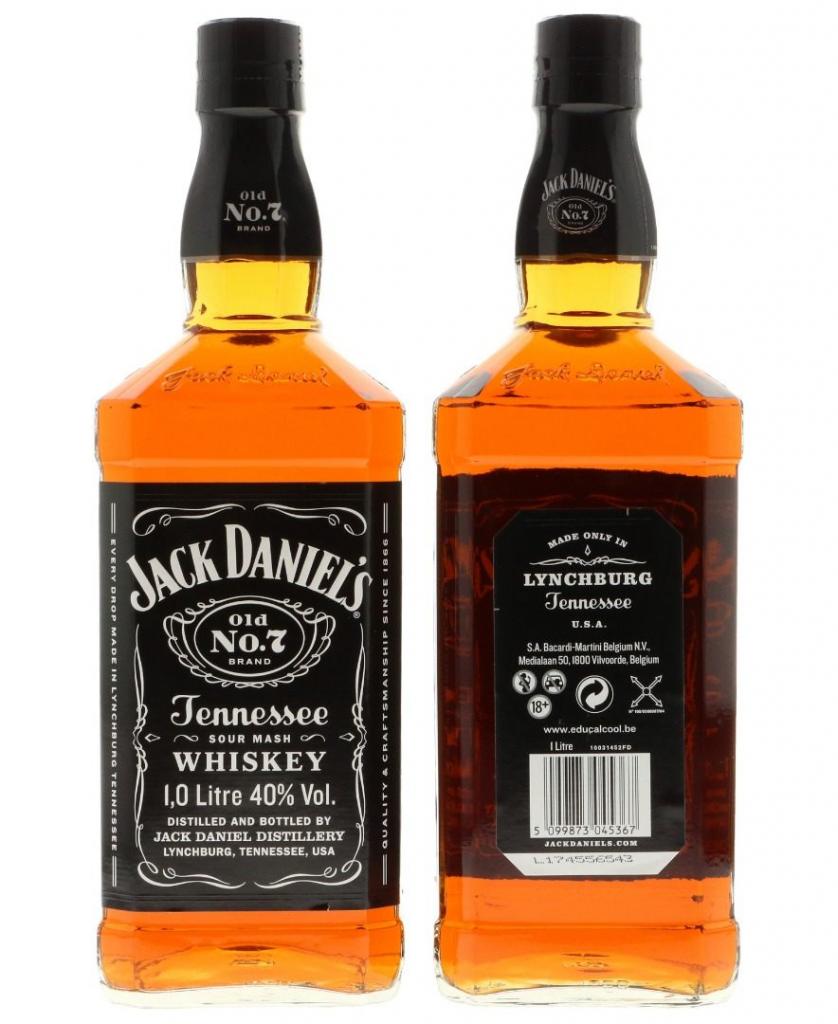 Jack Daniels 100cl 40° 25,95€
