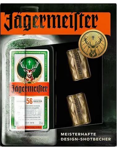 Jägermeister + Polygon Shot Cups 70cl 35 % vol 13,95€