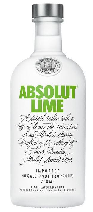 Absolut Lime 70cl 40° 14,50€