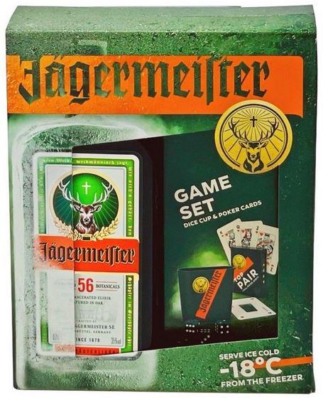 Jägermeister + Game Set 70cl 35° 16,50€