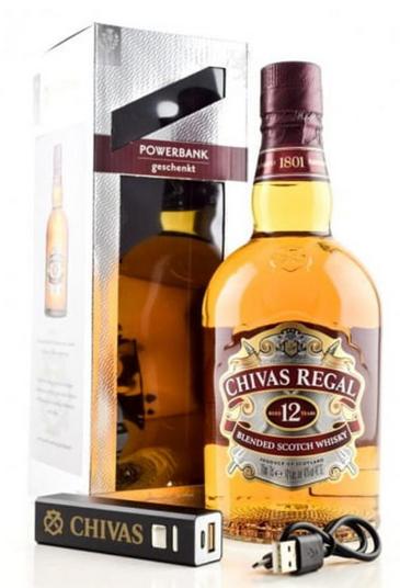 Chivas Regal 12 Years + Powerbank + Gb 70cl 40 % vol 24,70€