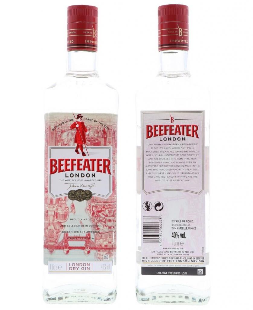 Beefeater 100cl 40 % vol 15,90€