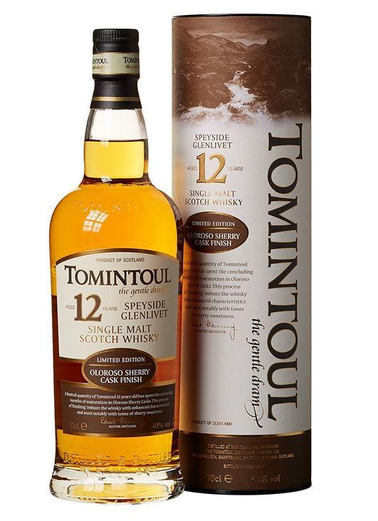 Tomintoul 12 Years Sherry Finish + Gb 70cl 40° 44,95€