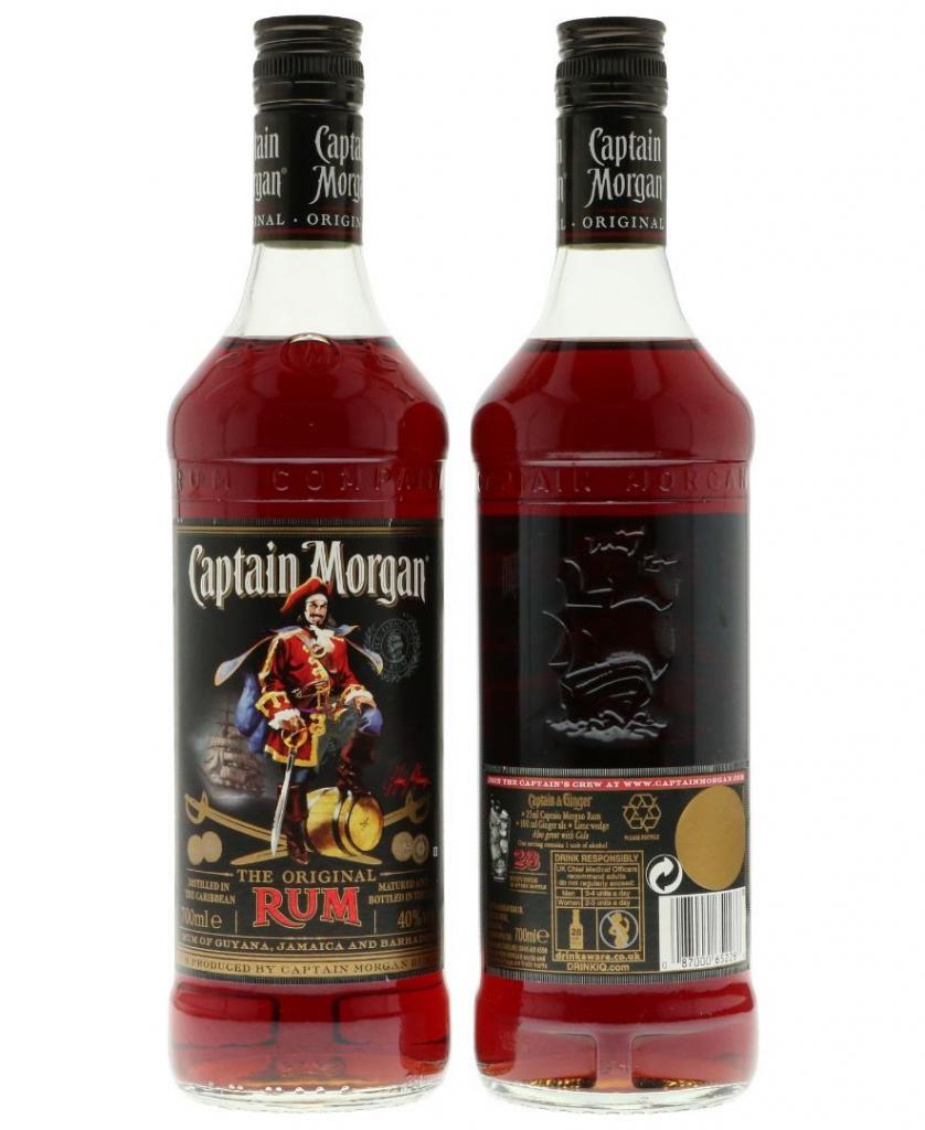 Captain Morgan Dark 70cl 40° 11,95€