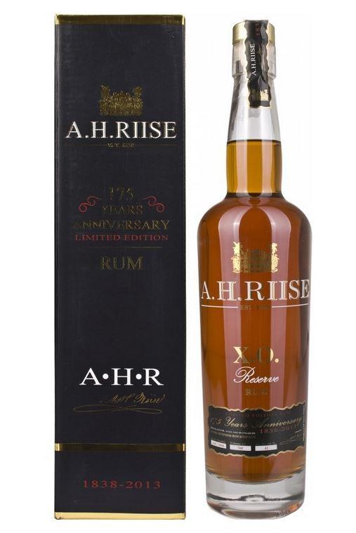 A.H.Riise X.O. Reserve 175 Years Anniversary Ed. 70cl 42 % vol 49,75€