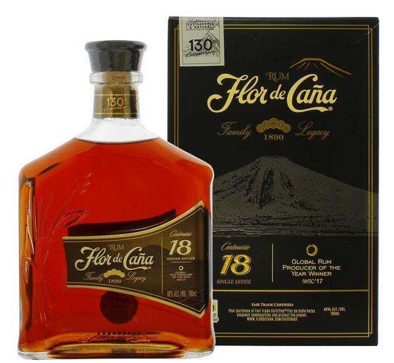Flor De Cana 18 Years + Gb 70cl 40° 43,50€