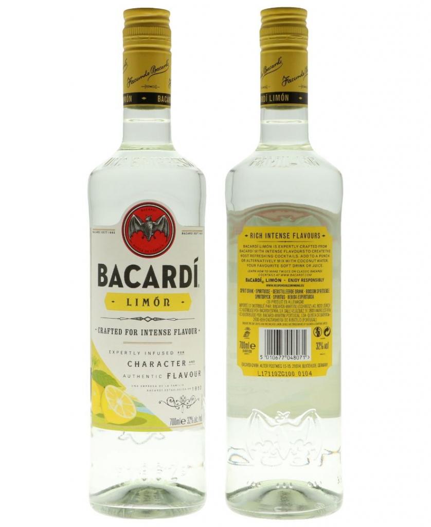 Bacardi Limon 70cl 32 % vol 12,95€