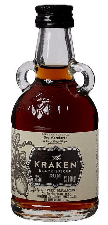 Kraken Black Spiced Rum 5cl 47° 4,95€