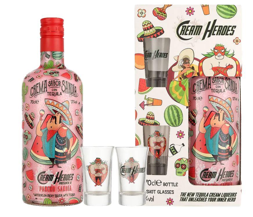 Cream Heroes Pancho Sandia + Gb + 2 Shots 70cl 17° 16,95€