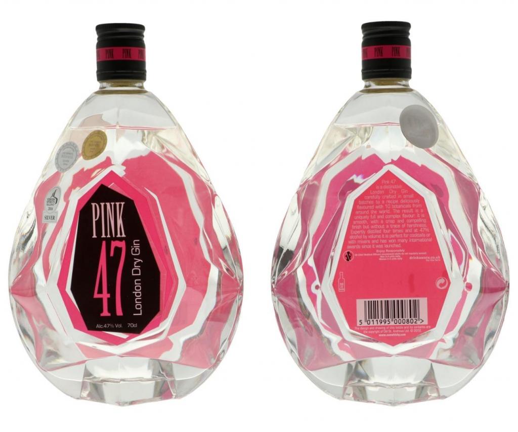 Pink 47 London Dry Gin 70cl 47 % vol 14,50€