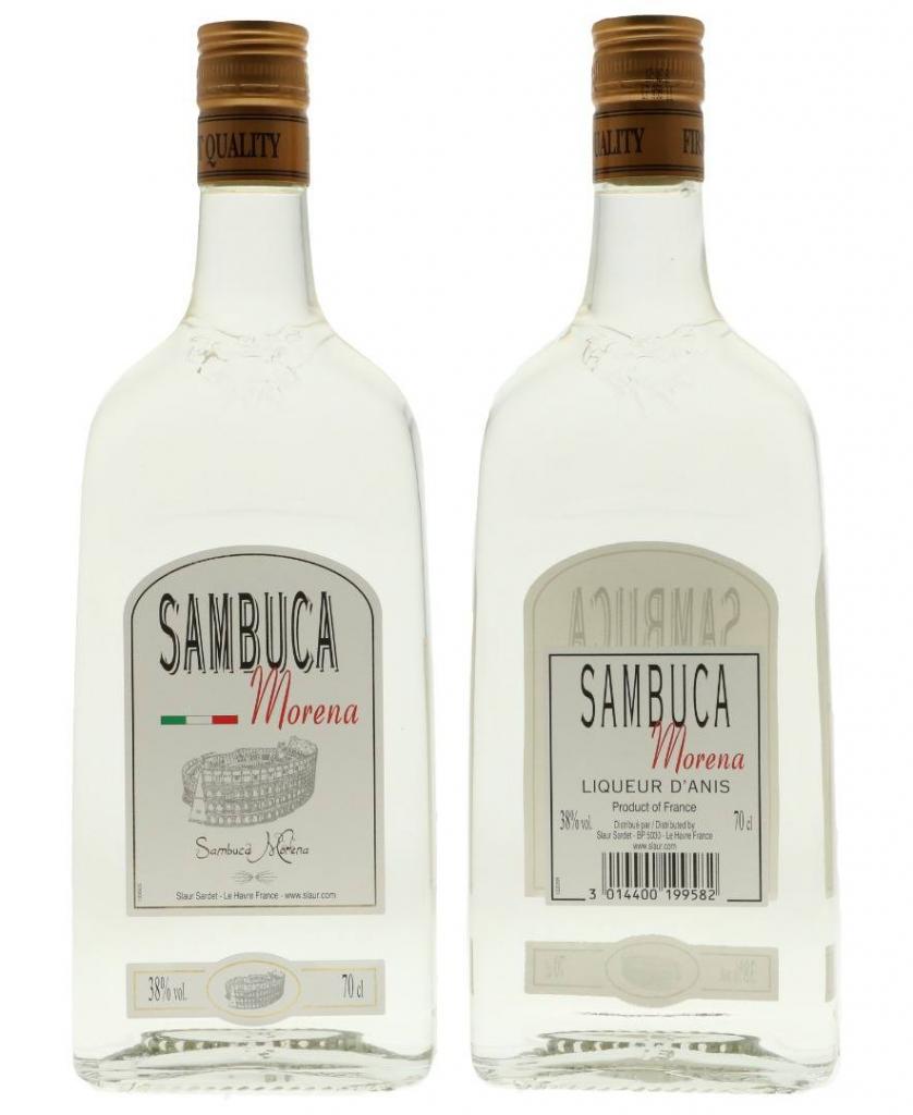 Sambuca Morena 70cl 38 % vol 7,45€