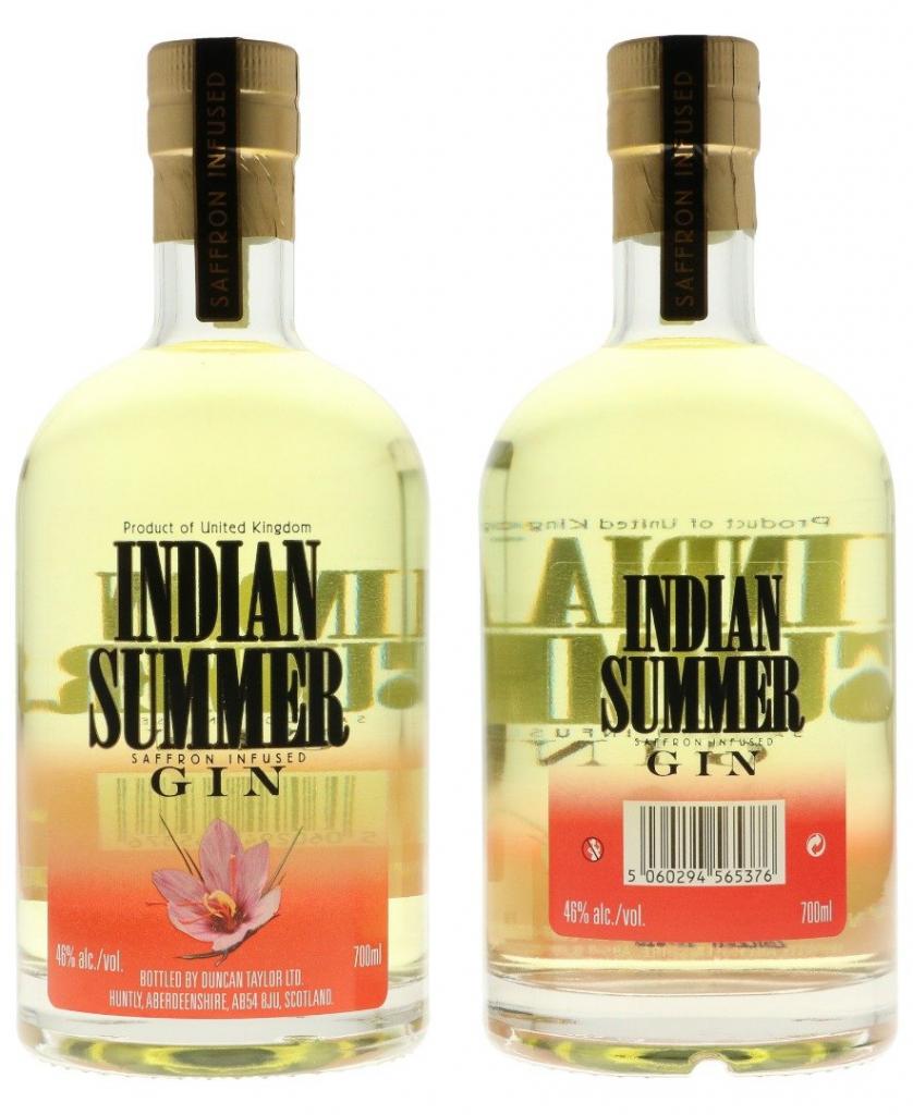 Indian Summer 70cl 46 % vol 16,50€