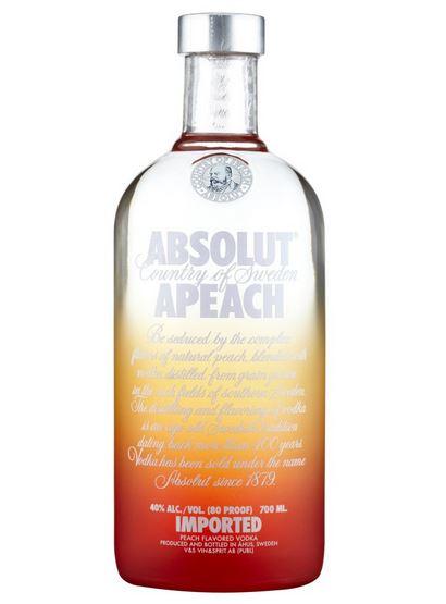 Absolut Peach 70cl 38° 11,95€